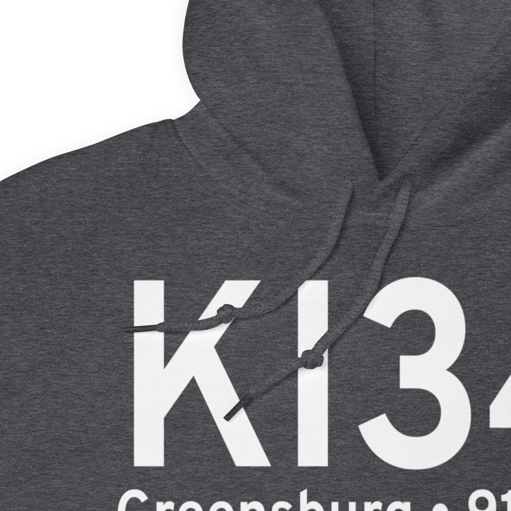 Greensburg Municipal Airport (KI34) ICAO Hoodie Sweatshirt 