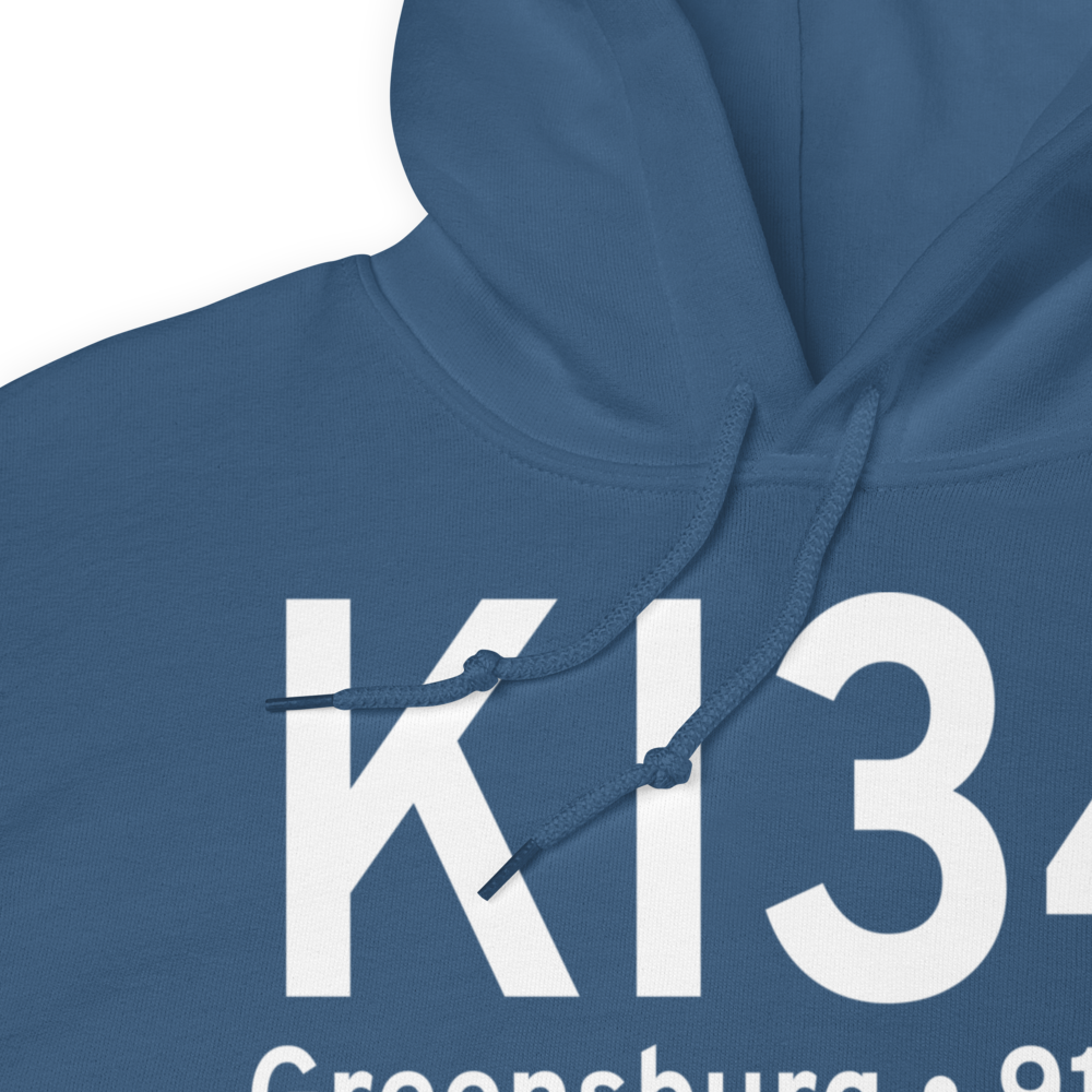 Greensburg Municipal Airport (KI34) ICAO Hoodie Sweatshirt 