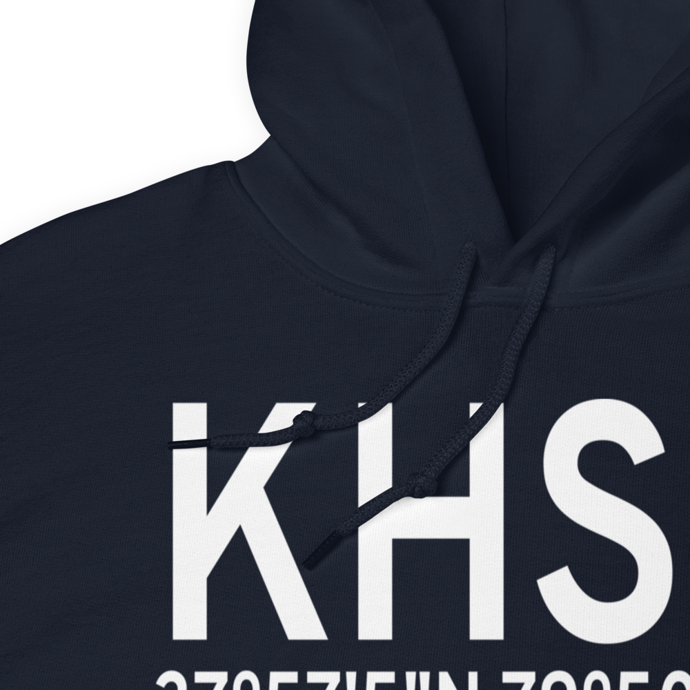 Ingalls Field (KHSP) ICAO Hoodie Sweatshirt 