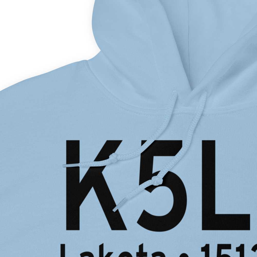 Lakota Municipal Airport (K5L0) ICAO Hoodie Sweatshirt 