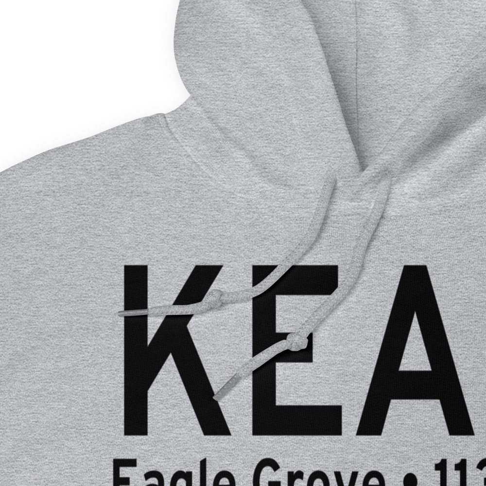 Eagle Grove Municipal Airport (KEAG) ICAO Hoodie Sweatshirt 