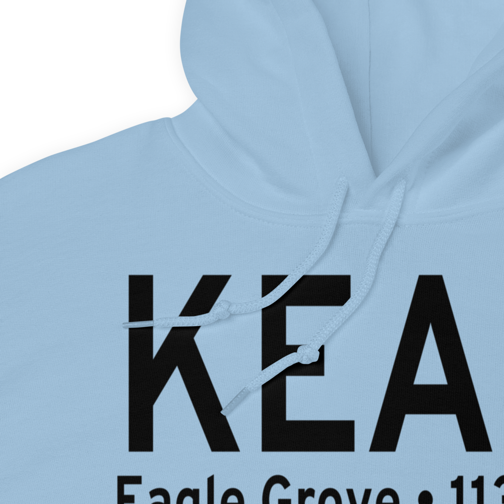 Eagle Grove Municipal Airport (KEAG) ICAO Hoodie Sweatshirt 