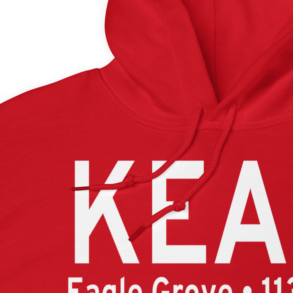 Eagle Grove Municipal Airport (KEAG) ICAO Hoodie Sweatshirt 