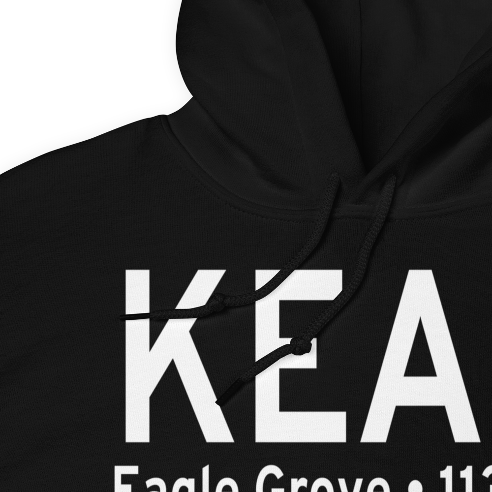 Eagle Grove Municipal Airport (KEAG) ICAO Hoodie Sweatshirt 