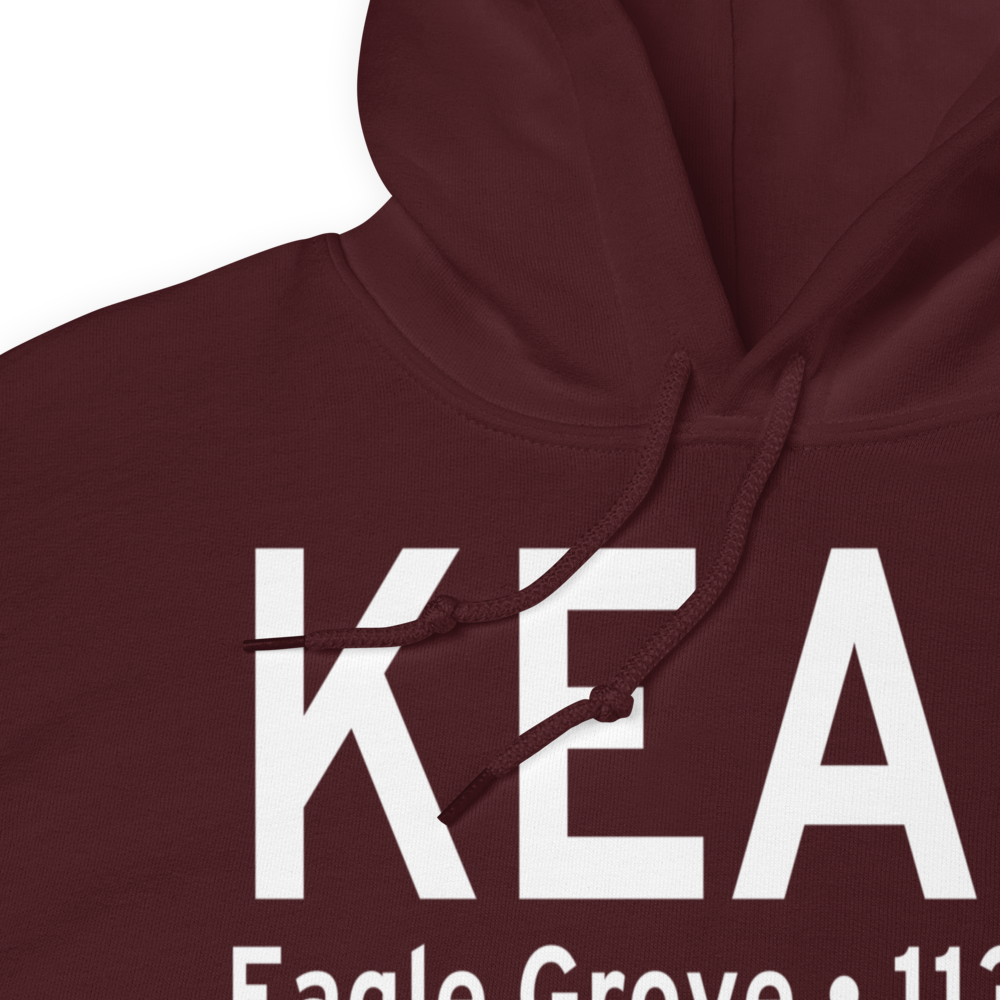 Eagle Grove Municipal Airport (KEAG) ICAO Hoodie Sweatshirt 