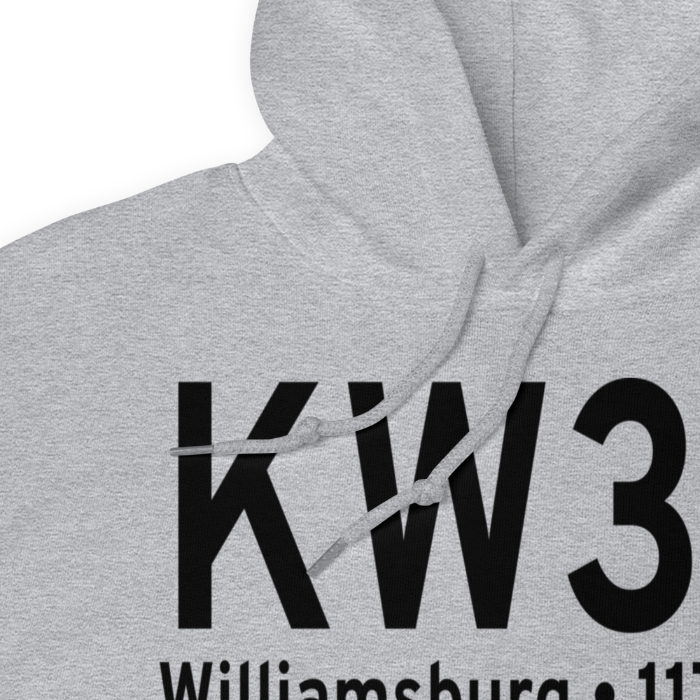 Williamsburg Whitley County Airport (KW38) ICAO Hoodie Sweatshirt 