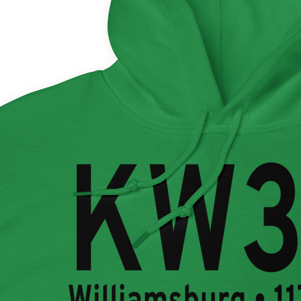 Williamsburg Whitley County Airport (KW38) ICAO Hoodie Sweatshirt 