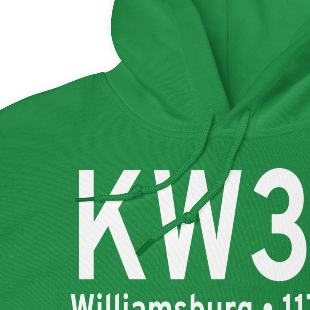 Williamsburg Whitley County Airport (KW38) ICAO Hoodie Sweatshirt 