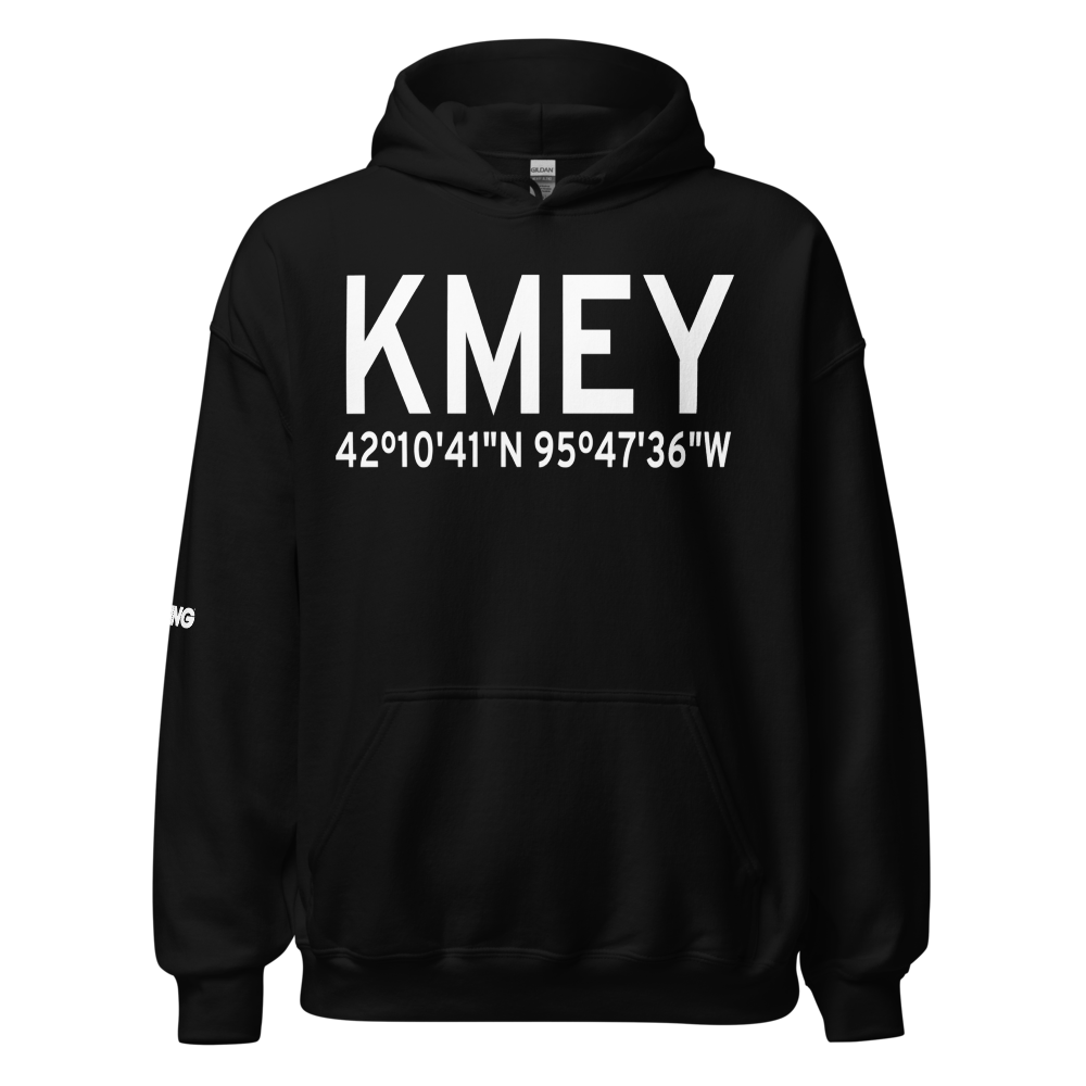 James G. Whiting Memorial Field (KMEY) ICAO Hoodie Sweatshirt 