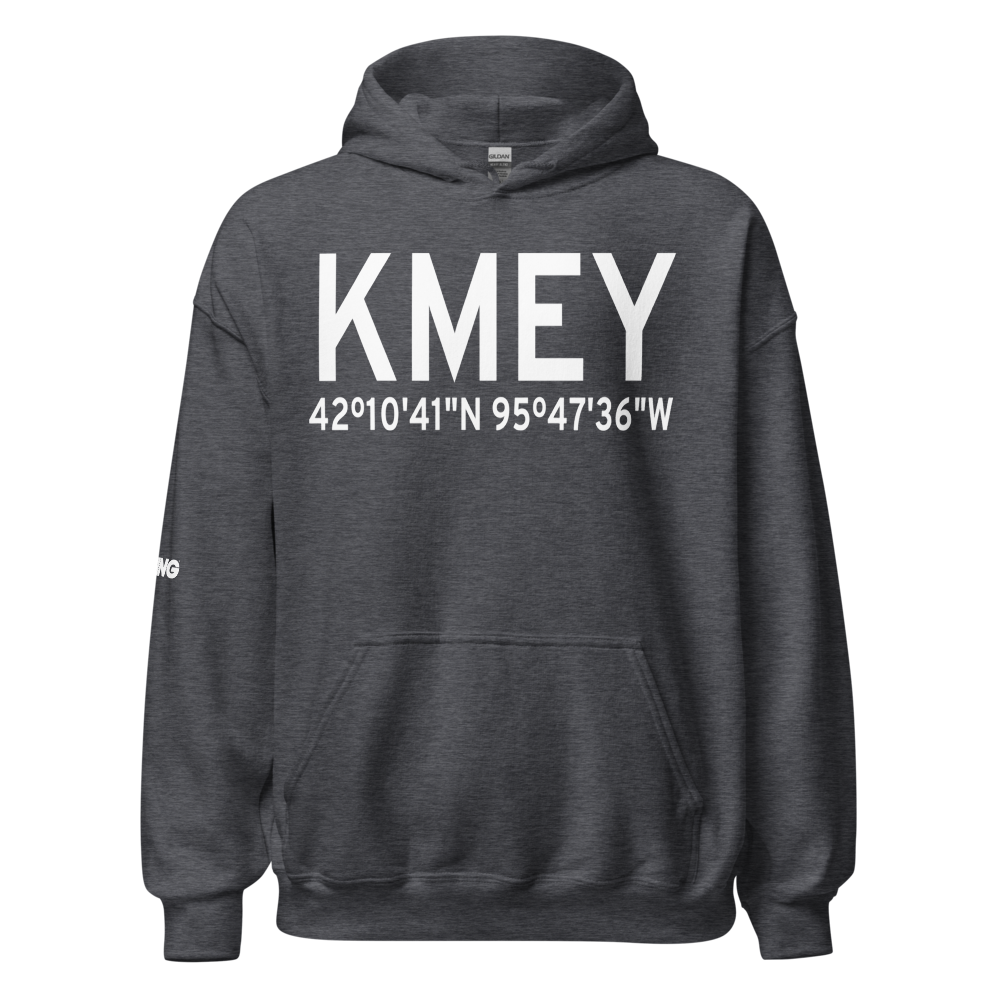 James G. Whiting Memorial Field (KMEY) ICAO Hoodie Sweatshirt 