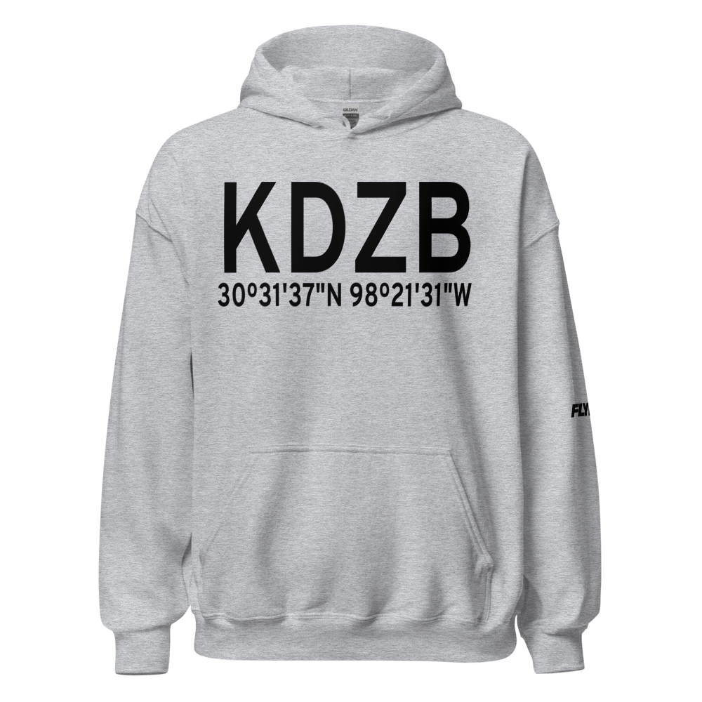 Horseshoe Bay Resort Airpark (KDZB) ICAO Hoodie Sweatshirt 