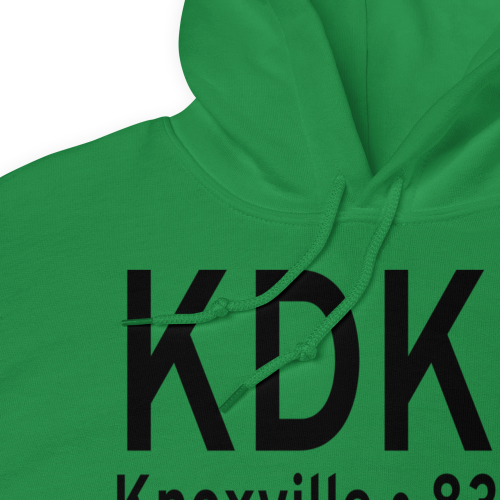 Knoxville Downtown Island Airport (KDKX) ICAO Hoodie Sweatshirt 