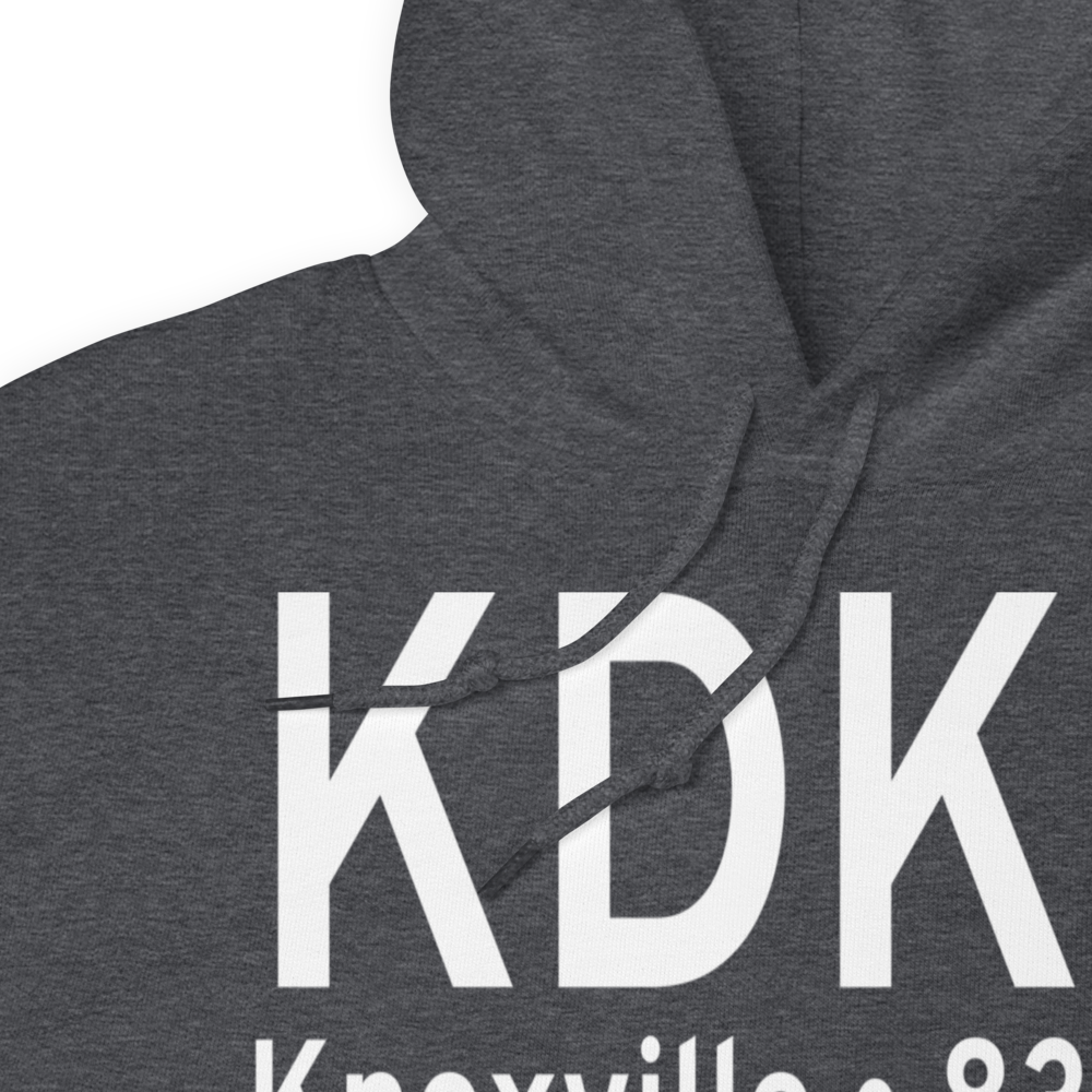 Knoxville Downtown Island Airport (KDKX) ICAO Hoodie Sweatshirt 
