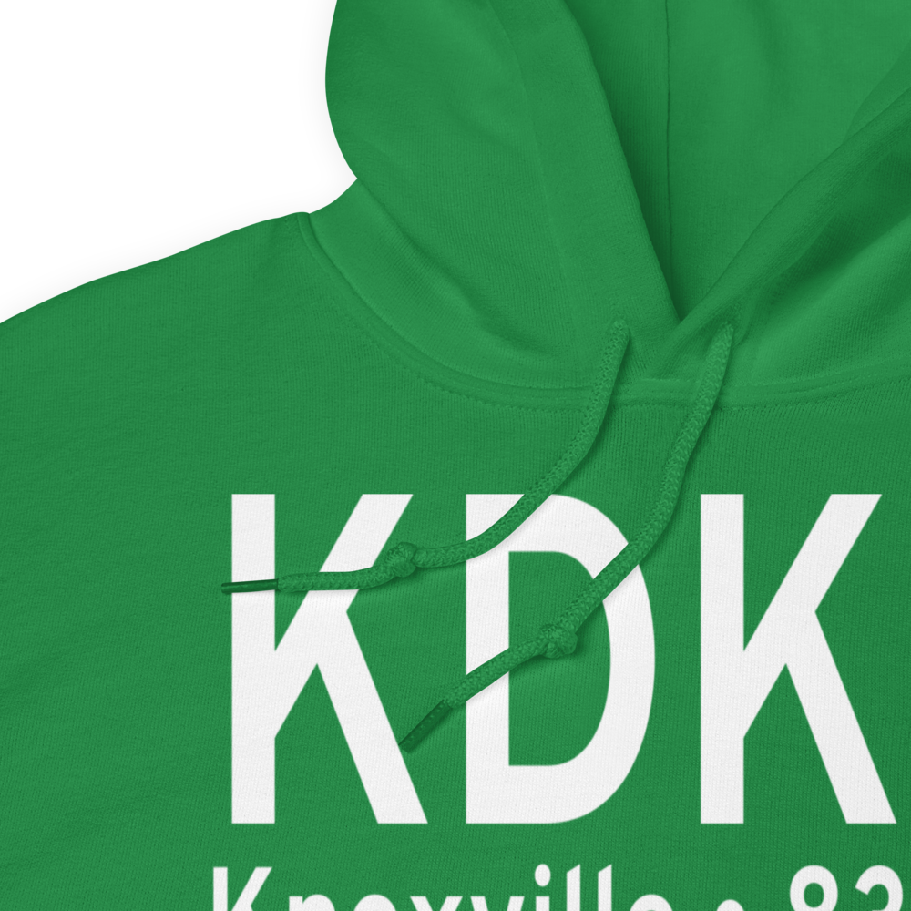 Knoxville Downtown Island Airport (KDKX) ICAO Hoodie Sweatshirt 