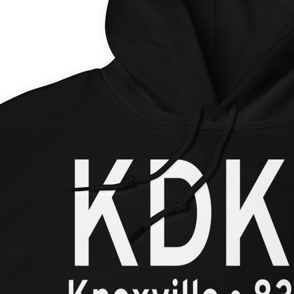 Knoxville Downtown Island Airport (KDKX) ICAO Hoodie Sweatshirt 