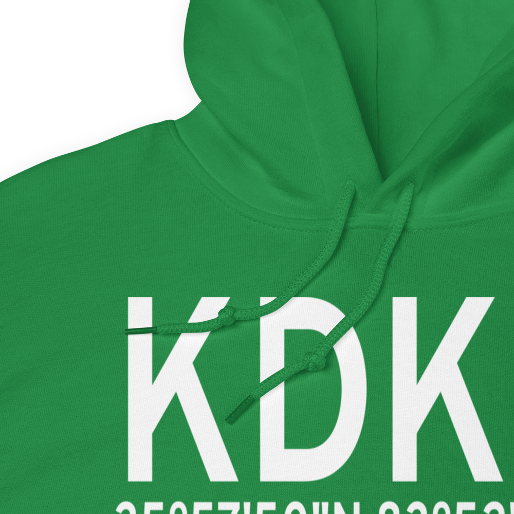 Knoxville Downtown Island Airport (KDKX) ICAO Hoodie Sweatshirt 