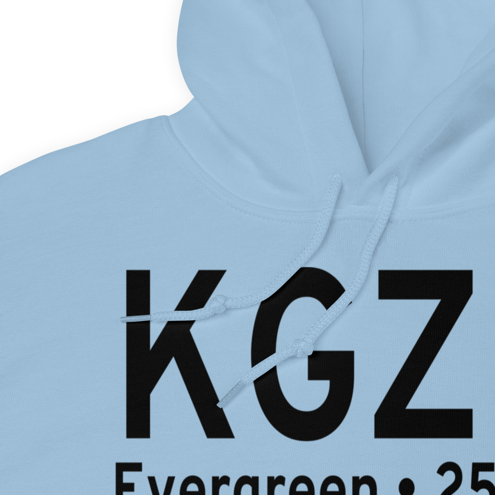 Evergreen Regional Airport/Middleton Field (KGZH) ICAO Hoodie Sweatshirt 