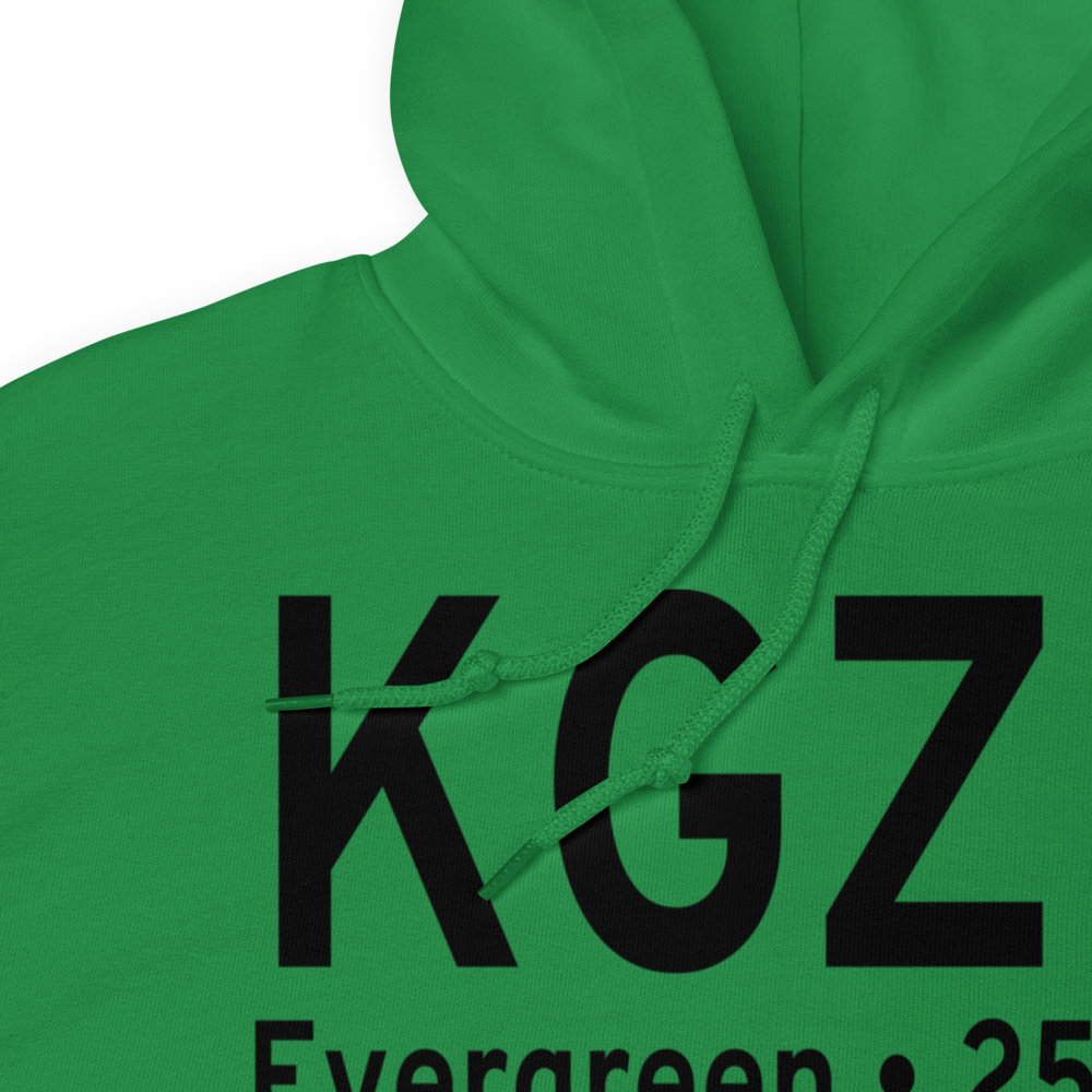 Evergreen Regional Airport/Middleton Field (KGZH) ICAO Hoodie Sweatshirt 