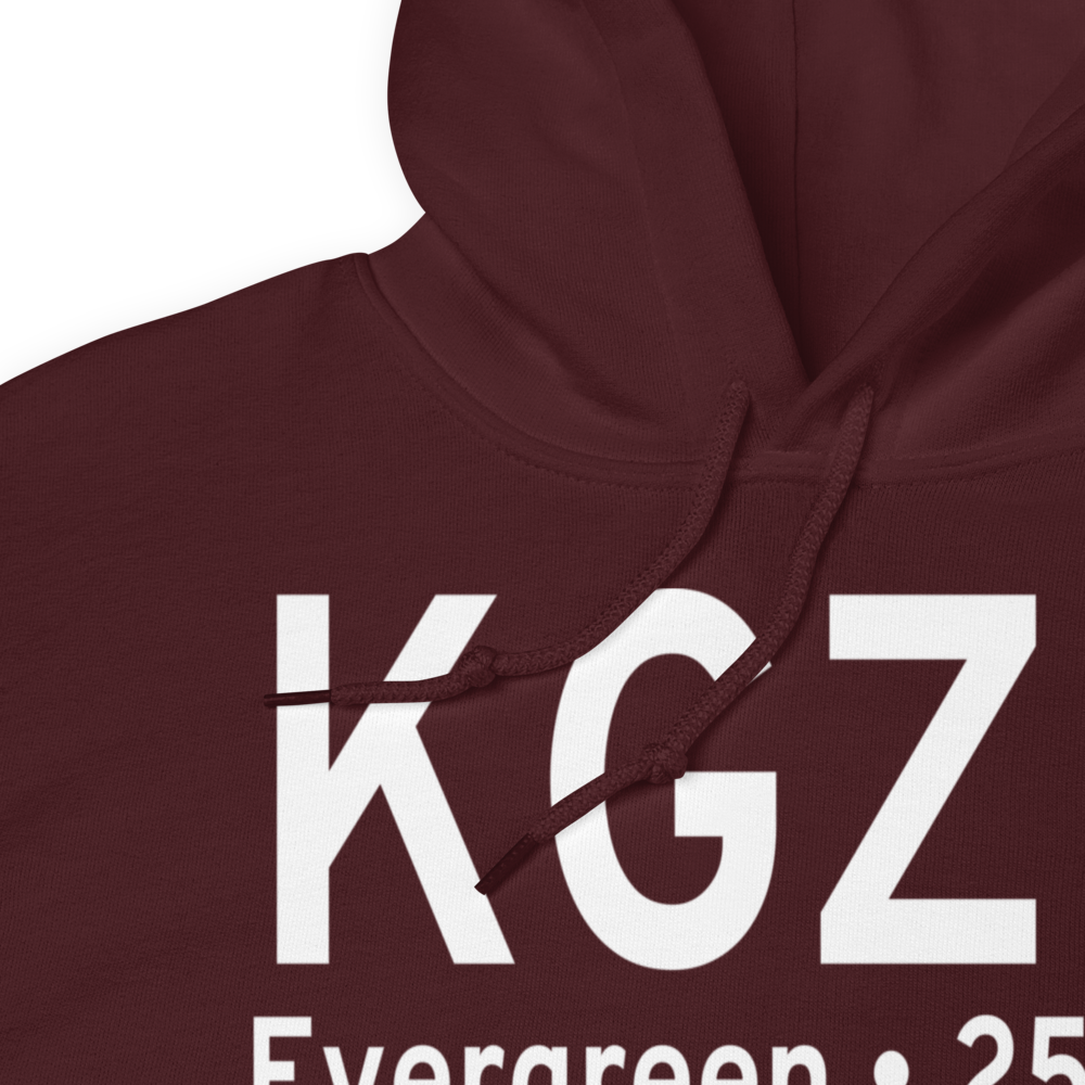 Evergreen Regional Airport/Middleton Field (KGZH) ICAO Hoodie Sweatshirt 