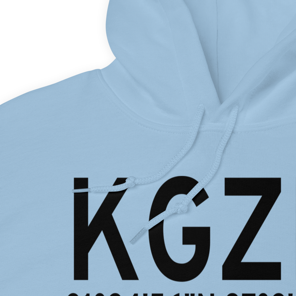 Evergreen Regional Airport/Middleton Field (KGZH) ICAO Hoodie Sweatshirt 