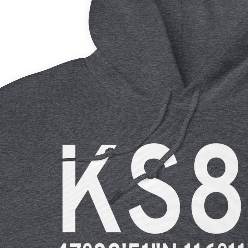 Shoshone County Airport (KS83) ICAO Hoodie Sweatshirt 