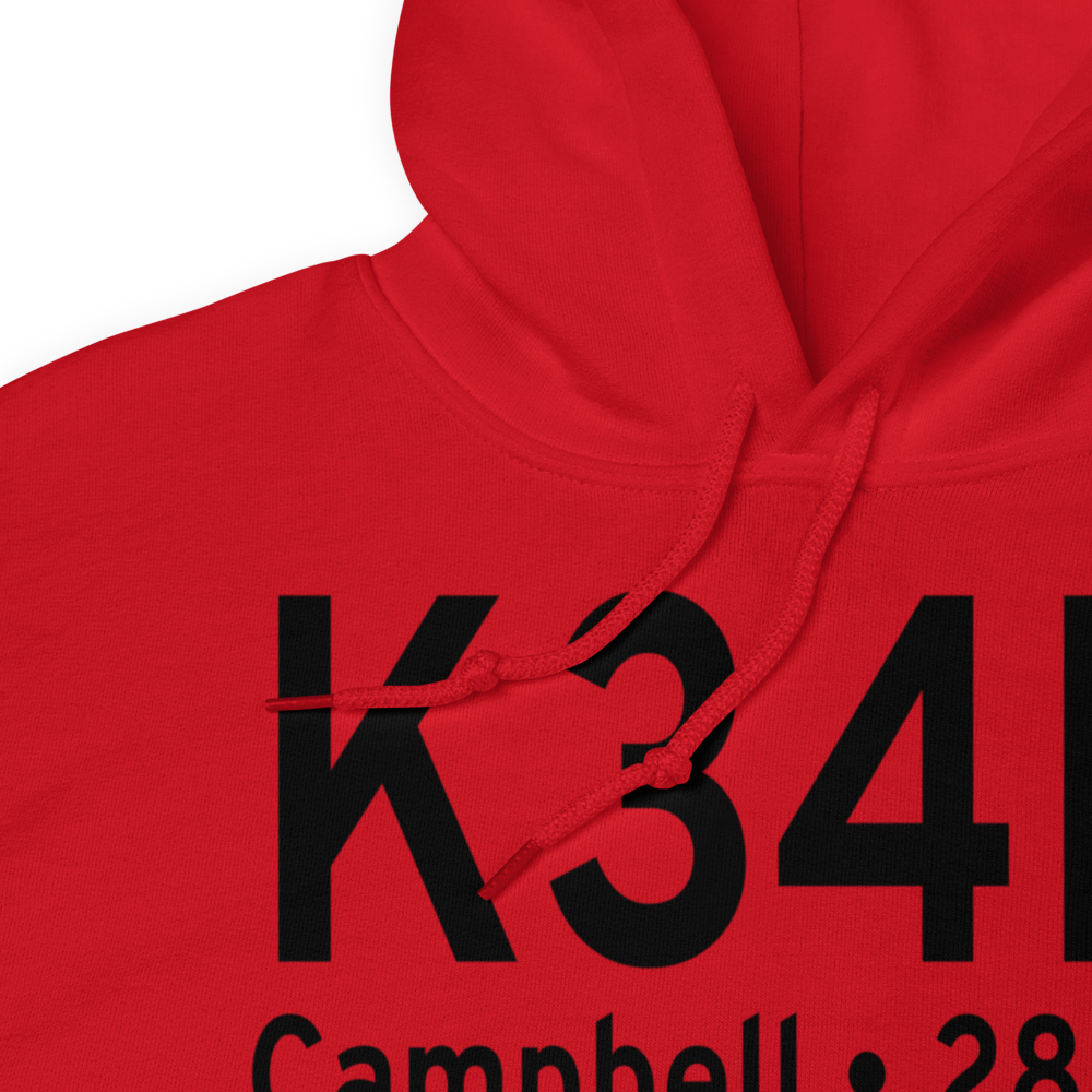 Campbell Municipal Airport (K34M) ICAO Hoodie Sweatshirt 