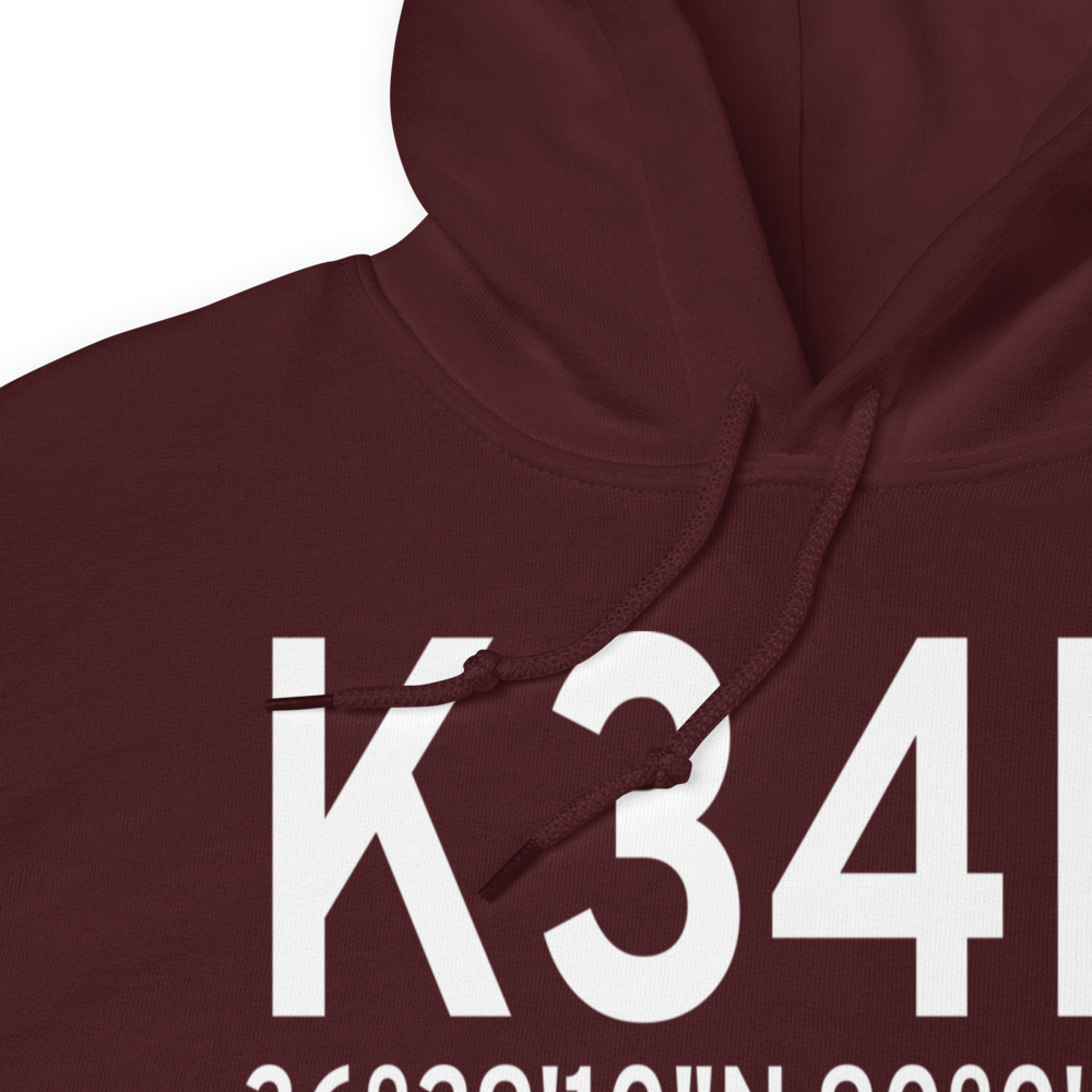 Campbell Municipal Airport (K34M) ICAO Hoodie Sweatshirt 