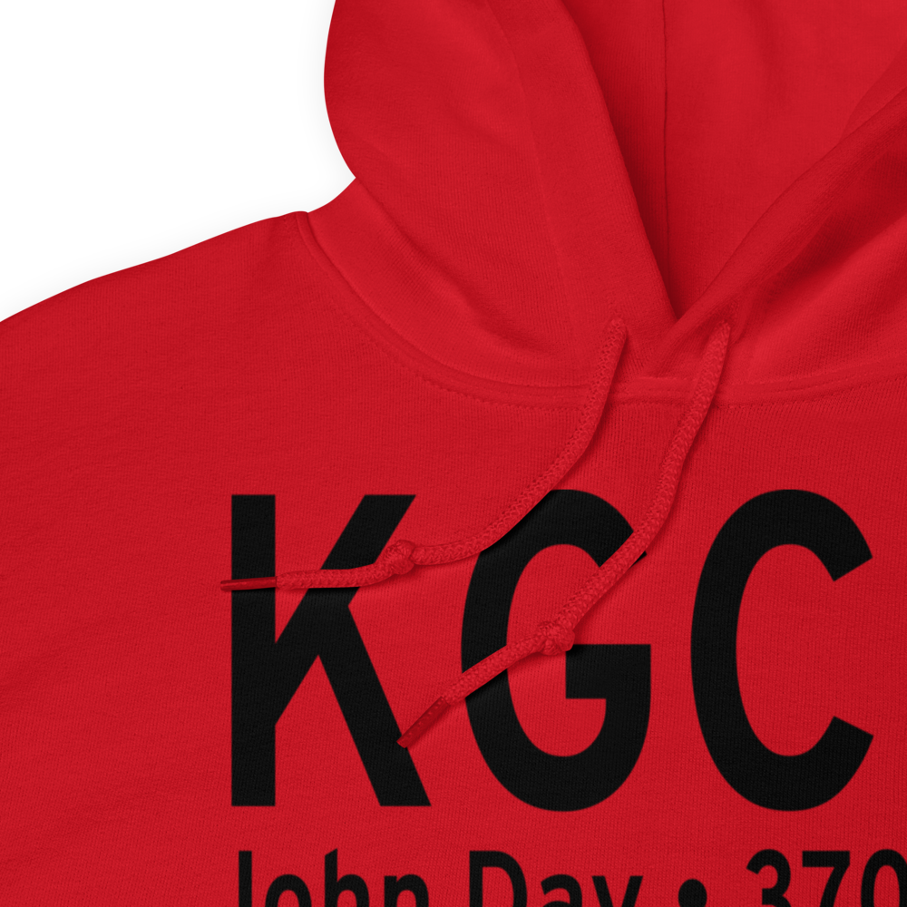 Grant Co Regional/Ogilvie Field (KGCD) ICAO Hoodie Sweatshirt 