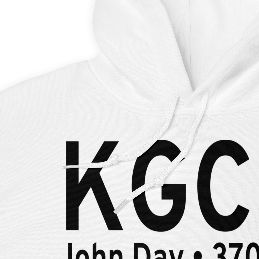 Grant Co Regional/Ogilvie Field (KGCD) ICAO Hoodie Sweatshirt 
