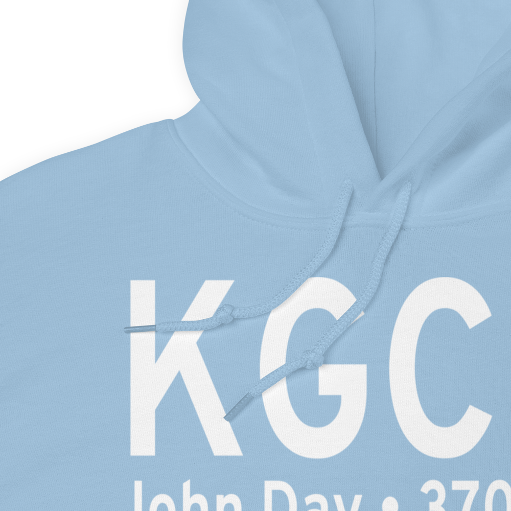 Grant Co Regional/Ogilvie Field (KGCD) ICAO Hoodie Sweatshirt 