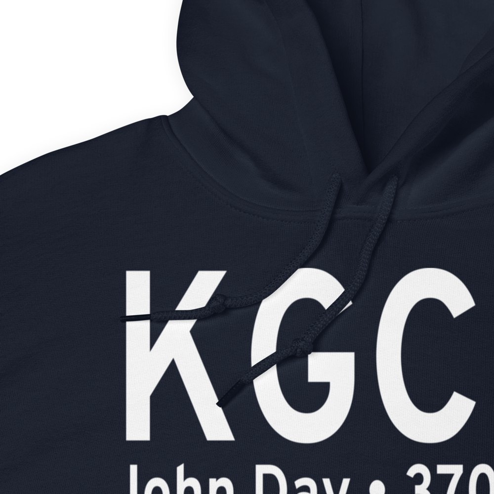 Grant Co Regional/Ogilvie Field (KGCD) ICAO Hoodie Sweatshirt 