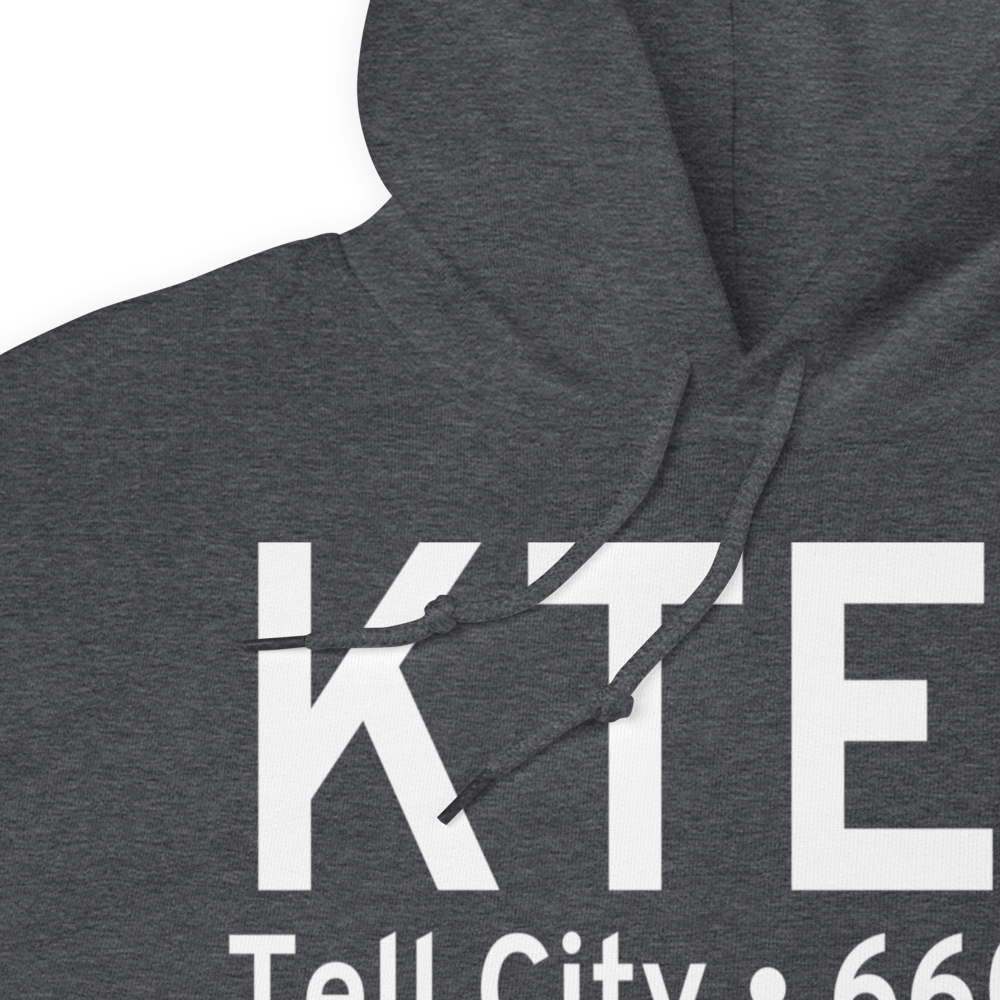 Perry County Municipal Airport (KTEL) ICAO Hoodie Sweatshirt 