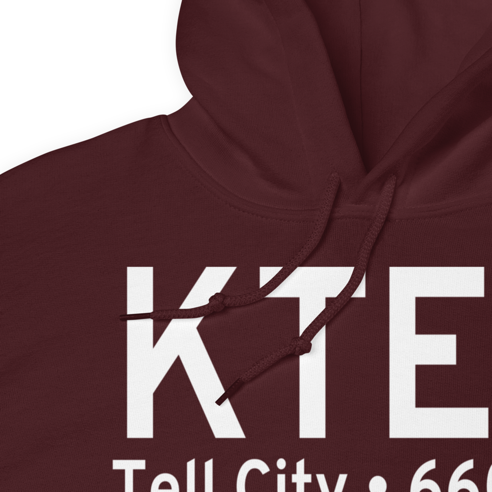 Perry County Municipal Airport (KTEL) ICAO Hoodie Sweatshirt 