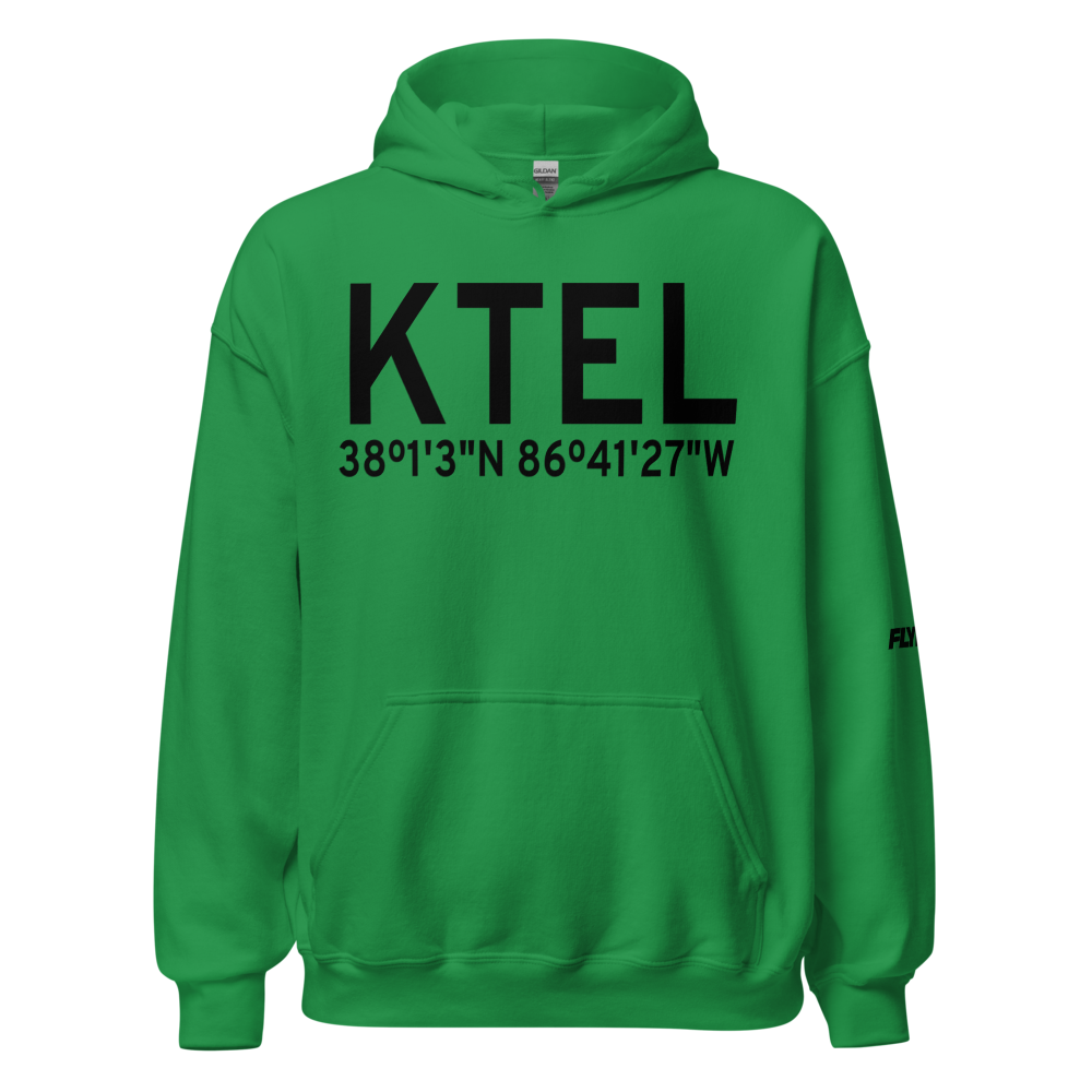 Perry County Municipal Airport (KTEL) ICAO Hoodie Sweatshirt 
