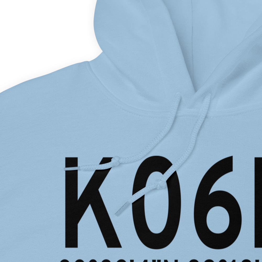 Eupora Airport (K06M) ICAO Hoodie Sweatshirt 