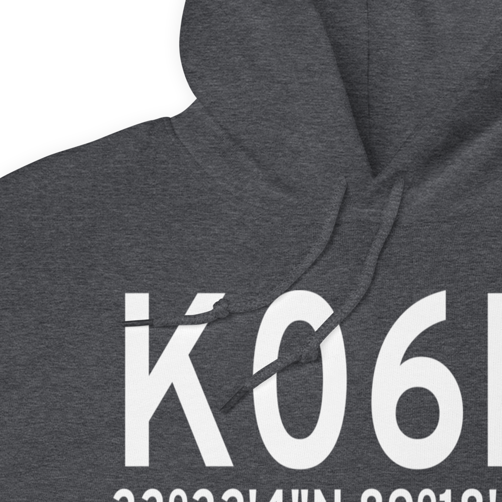 Eupora Airport (K06M) ICAO Hoodie Sweatshirt 