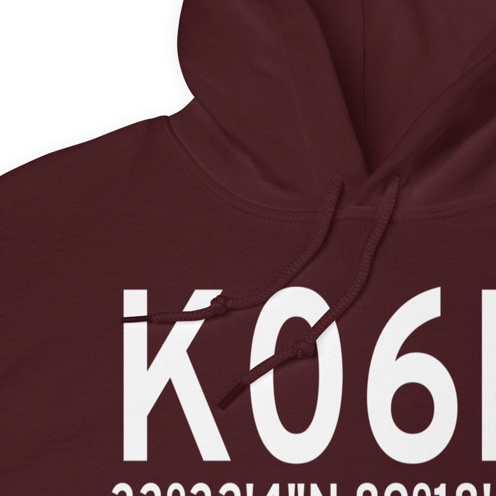 Eupora Airport (K06M) ICAO Hoodie Sweatshirt 