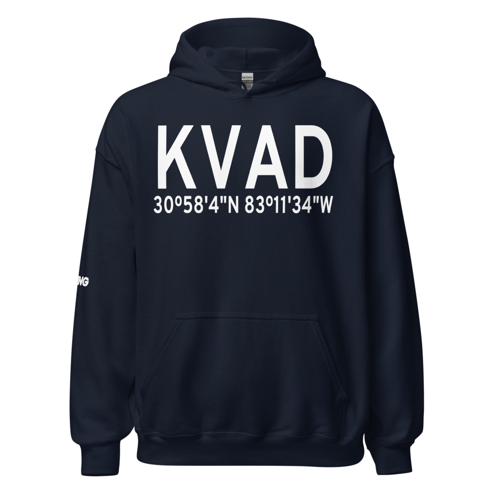 Moody Air Force Base (KVAD) ICAO Hoodie Sweatshirt 