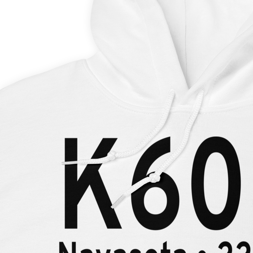Navasota Municipal Airport (K60R) ICAO Hoodie Sweatshirt 