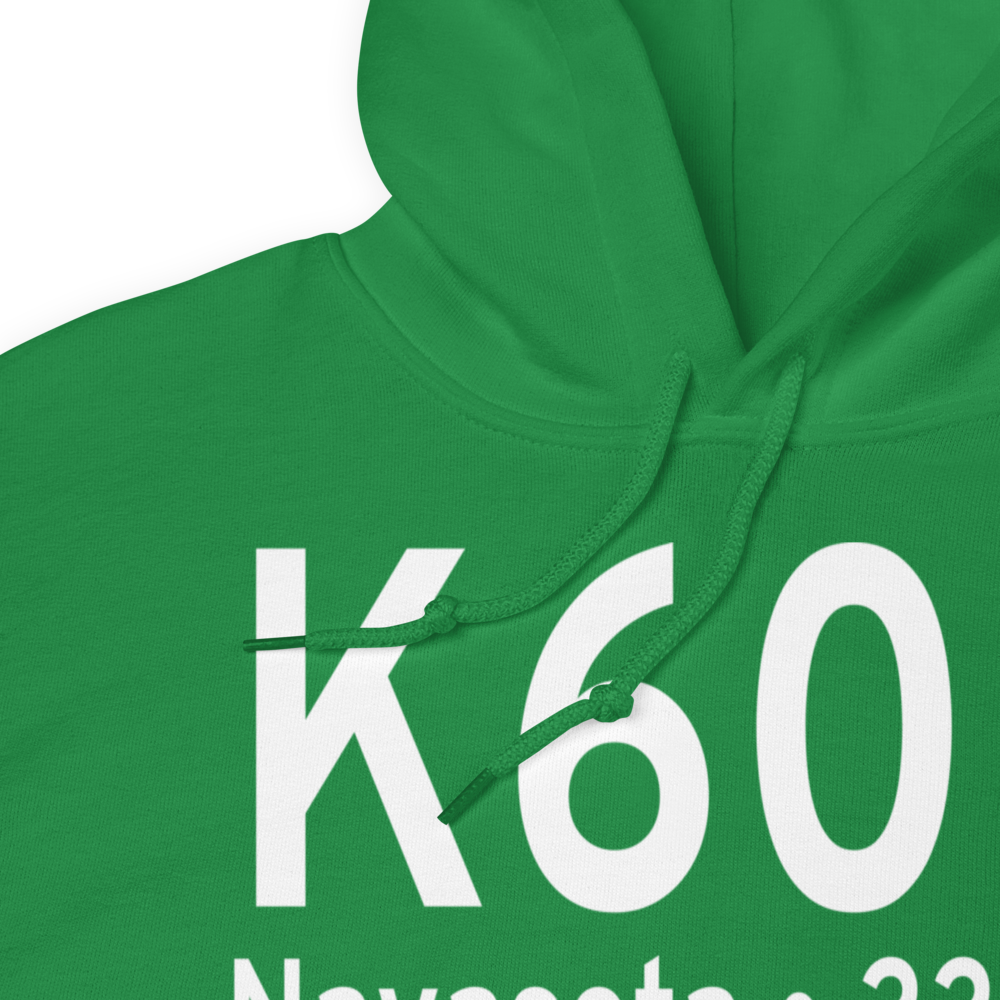Navasota Municipal Airport (K60R) ICAO Hoodie Sweatshirt 