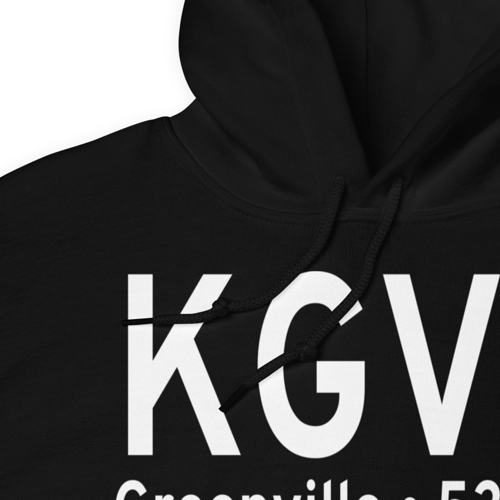 Majors Airport (KGVT) ICAO Hoodie Sweatshirt 