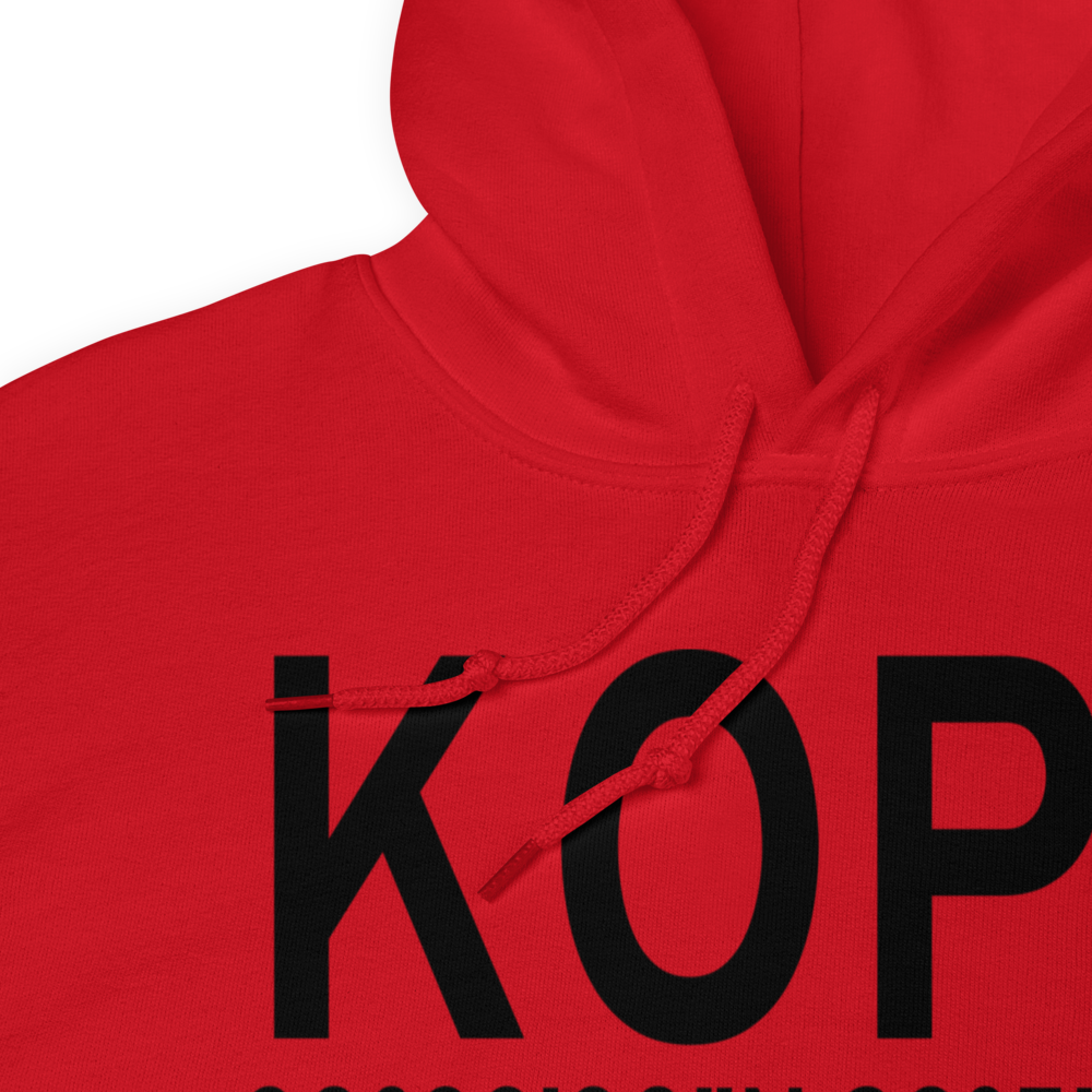 St Landry Parish Ahart Field (KOPL) ICAO Hoodie Sweatshirt 