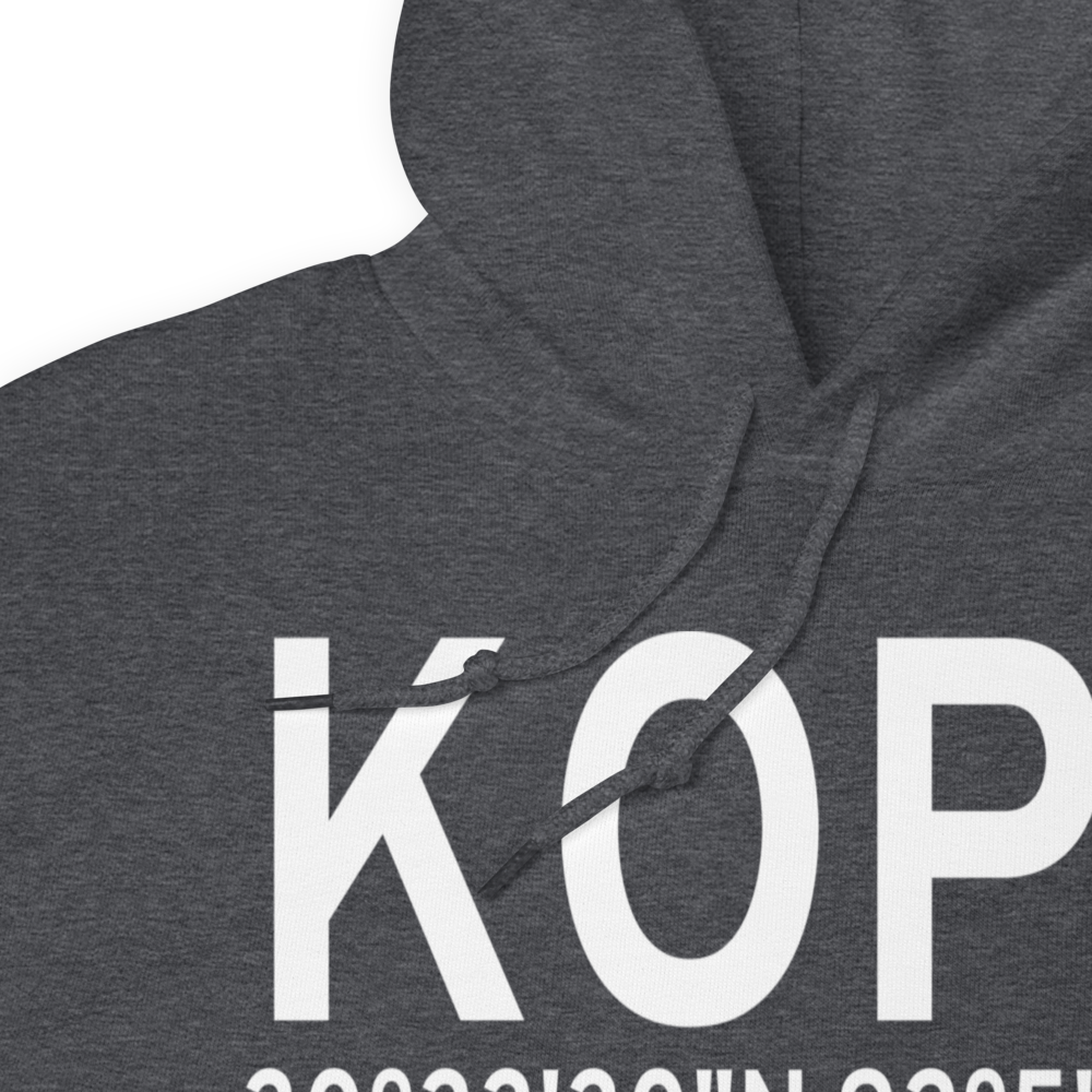 St Landry Parish Ahart Field (KOPL) ICAO Hoodie Sweatshirt 