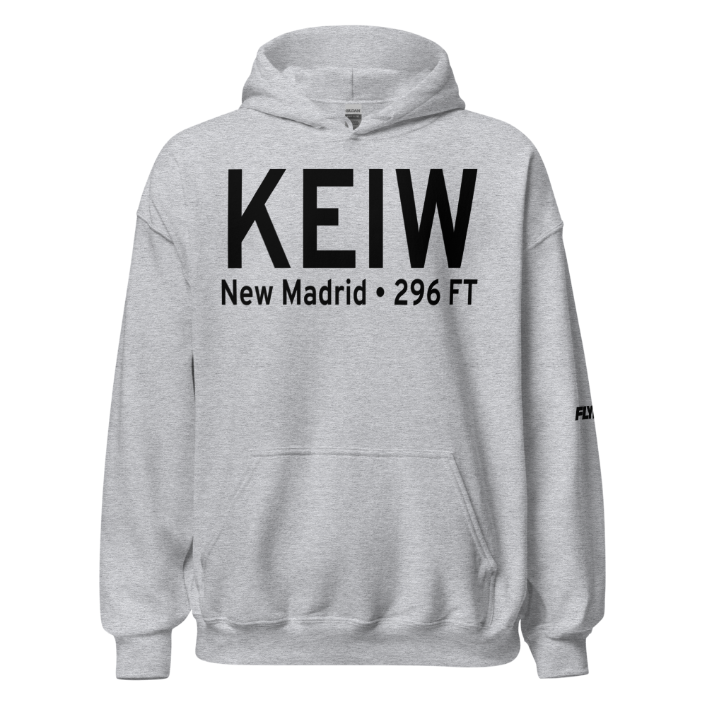 County Memorial Airport (KEIW) ICAO Hoodie Sweatshirt 