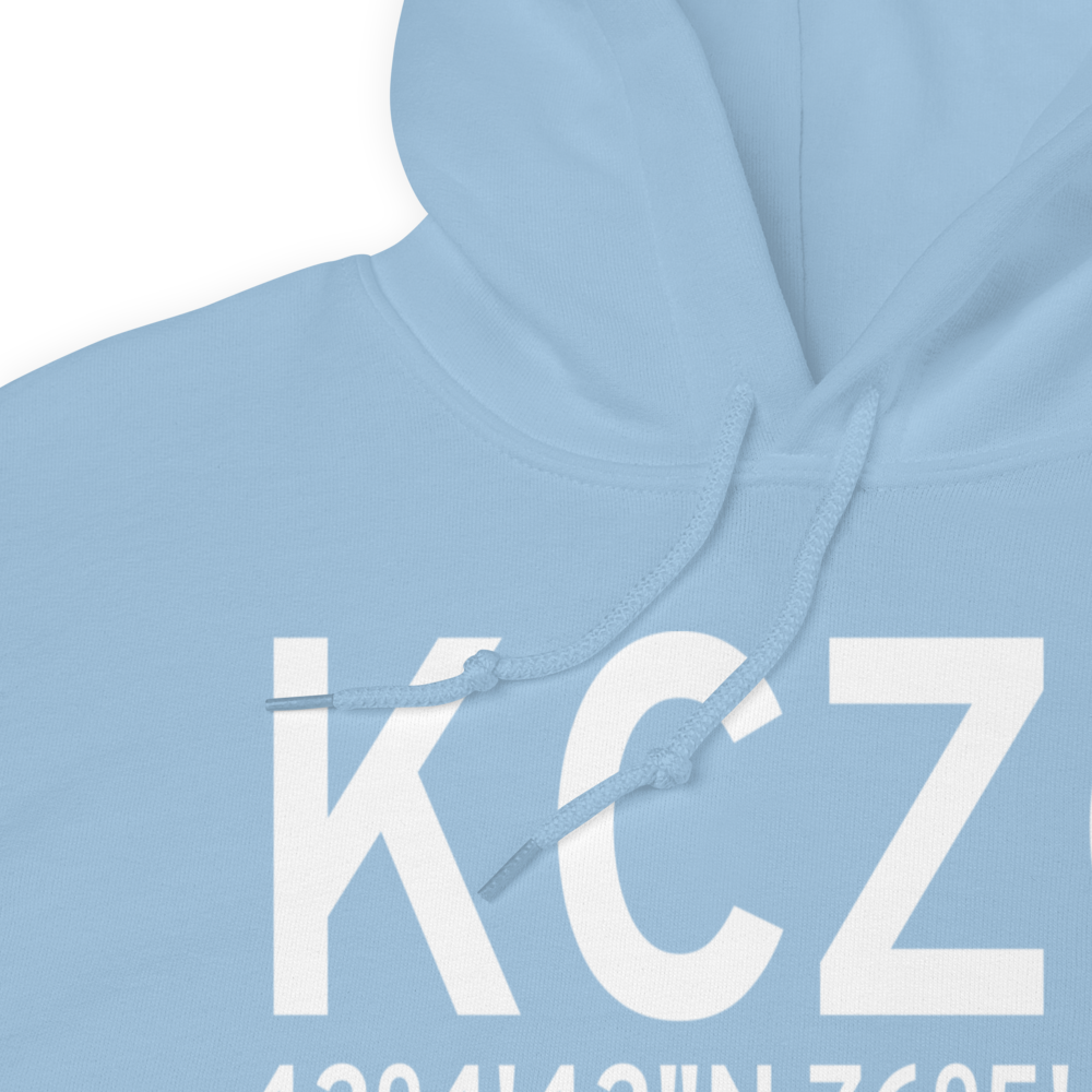 Tri Cities Airport (KCZG) ICAO Hoodie Sweatshirt 