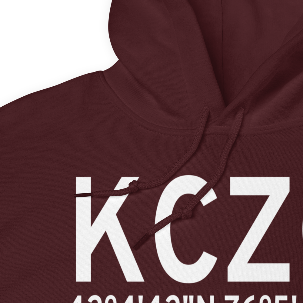 Tri Cities Airport (KCZG) ICAO Hoodie Sweatshirt 