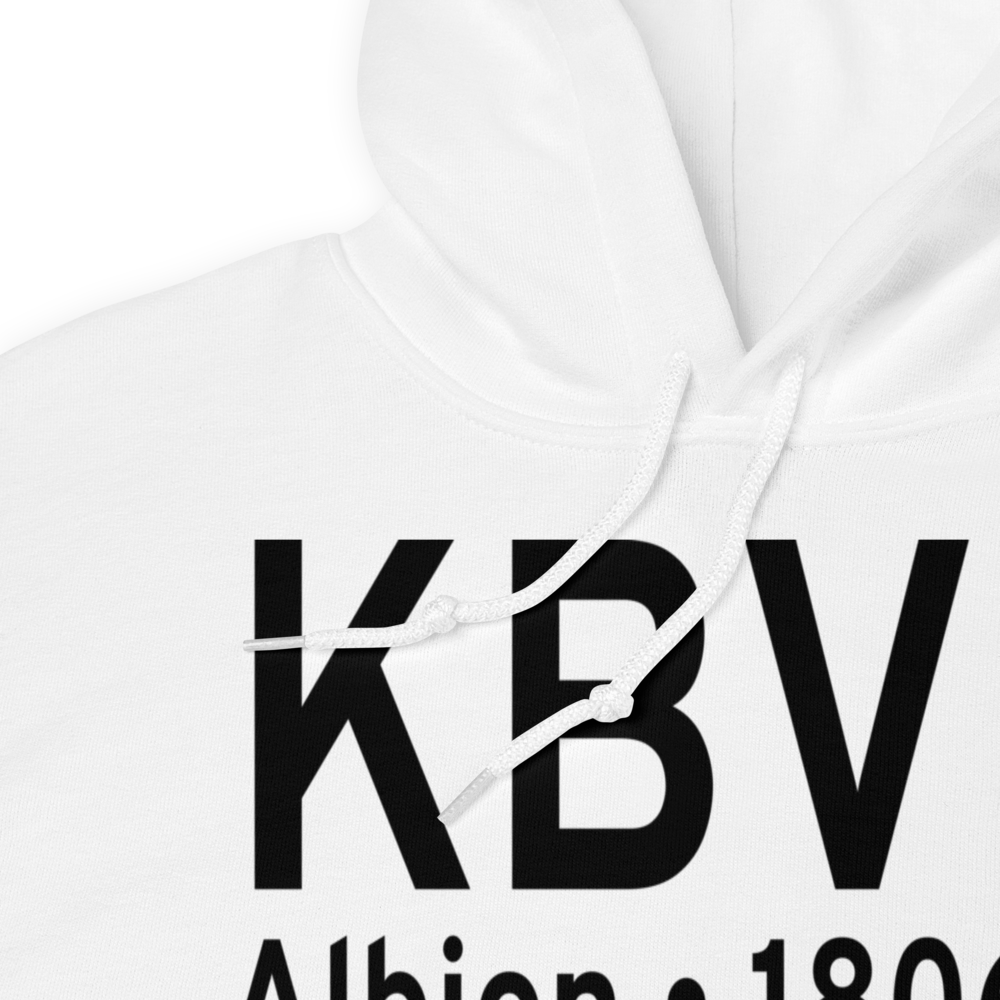 Albion Municipal Airport (KBVN) ICAO Hoodie Sweatshirt 