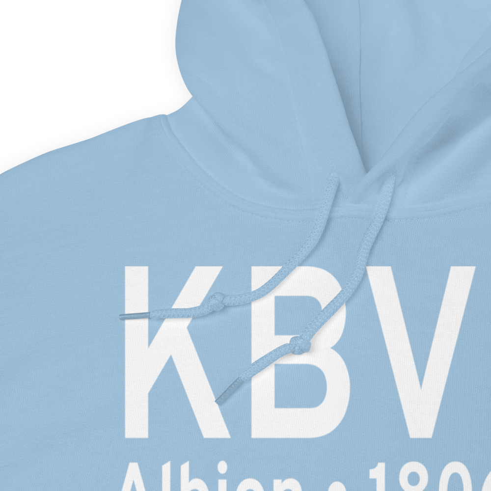 Albion Municipal Airport (KBVN) ICAO Hoodie Sweatshirt 