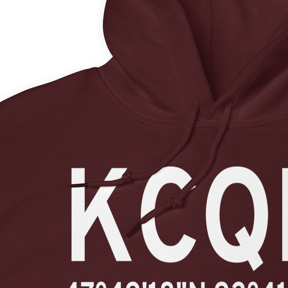 Cook Municipal Airport (KCQM) ICAO Hoodie Sweatshirt 