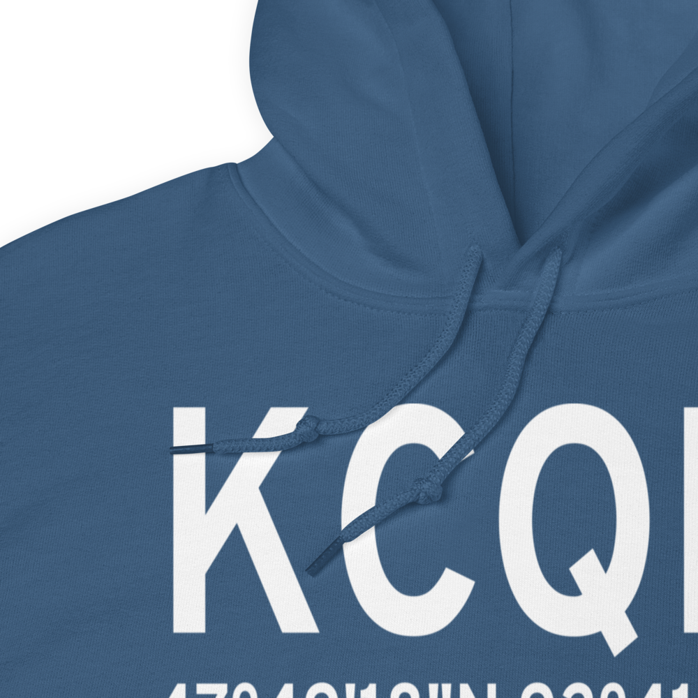 Cook Municipal Airport (KCQM) ICAO Hoodie Sweatshirt 